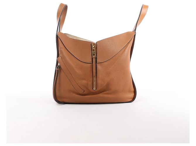 Borsa a mano in pelle LOEWE Hammock Small Marrone - vista 2
