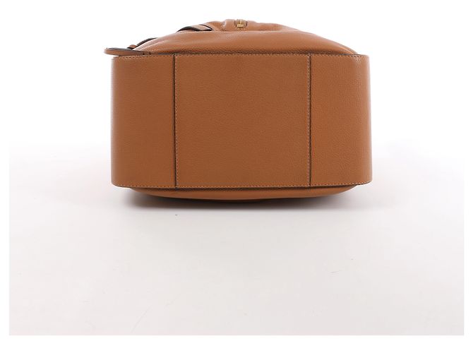 Borsa a mano in pelle LOEWE Hammock Small Marrone - vista 7