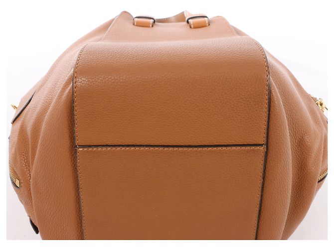 Borsa a mano in pelle LOEWE Hammock Small Marrone - vista 9