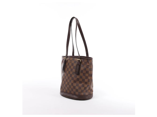 Louis Vuitton Malle Damier Ebene Shoulder Bag in Brown N42240 - vista 3