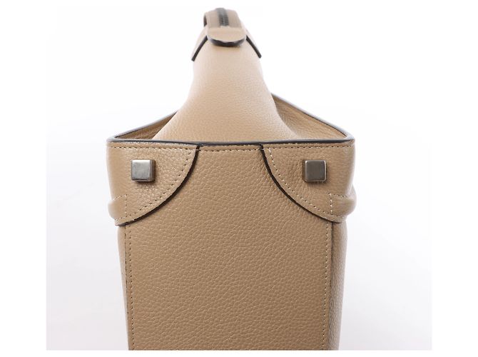 Céline Borsa a mano Celine Luggage Micro in pelle Beige - vista 9