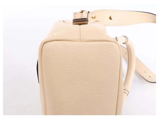 Chloé Borsa 2Way Chloe Dahlia in pelle Beige - vista 11