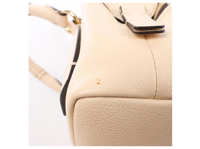 Chloé Borsa 2Way Chloe Dahlia in pelle Beige - vista 13