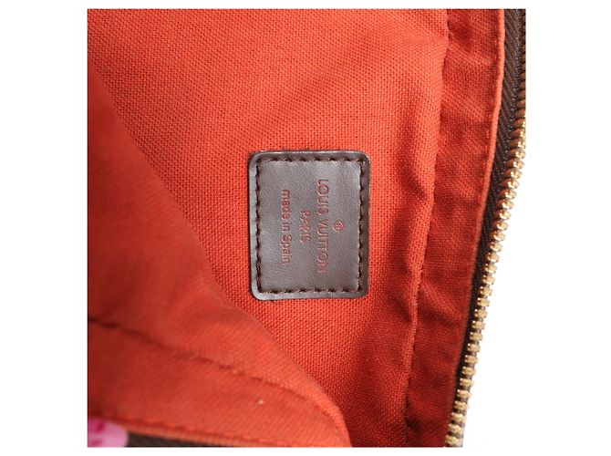 Borsa a tracolla Louis Vuitton Geronimos Damier Ebene Marrone N51994 - vista 10