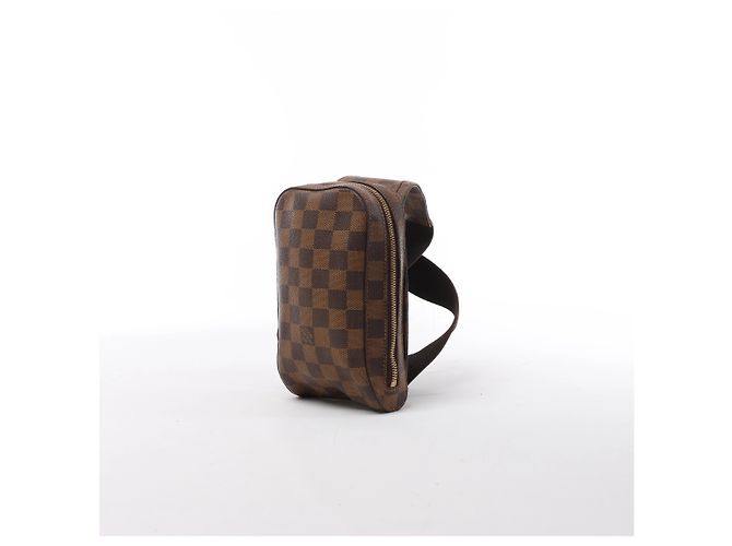 Borsa a tracolla Louis Vuitton Geronimos Damier Ebene Marrone N51994 - vista 2
