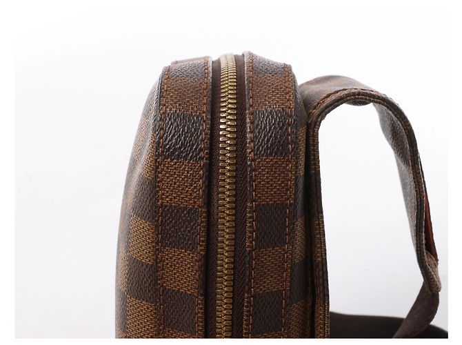 Borsa a tracolla Louis Vuitton Geronimos Damier Ebene Marrone N51994 - vista 5