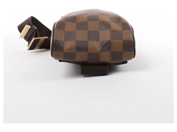Borsa a tracolla Louis Vuitton Geronimos Damier Ebene Marrone N51994 - vista 6
