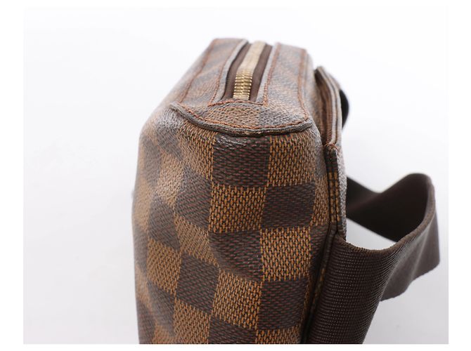 Borsa a tracolla Louis Vuitton Geronimos Damier Ebene Marrone N51994 - vista 8
