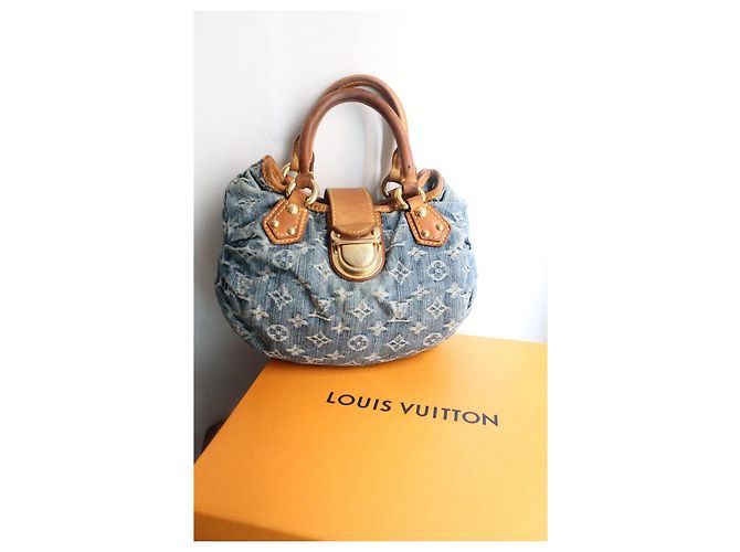 Louis Vuitton Pleaty Denim Blu - vista 2