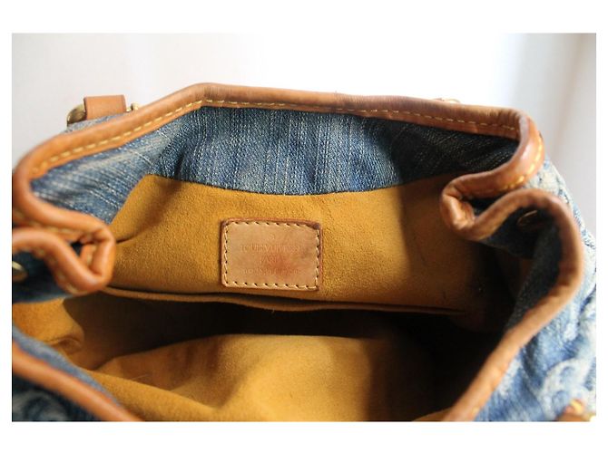 Louis Vuitton Pleaty Denim Blu - vista 8
