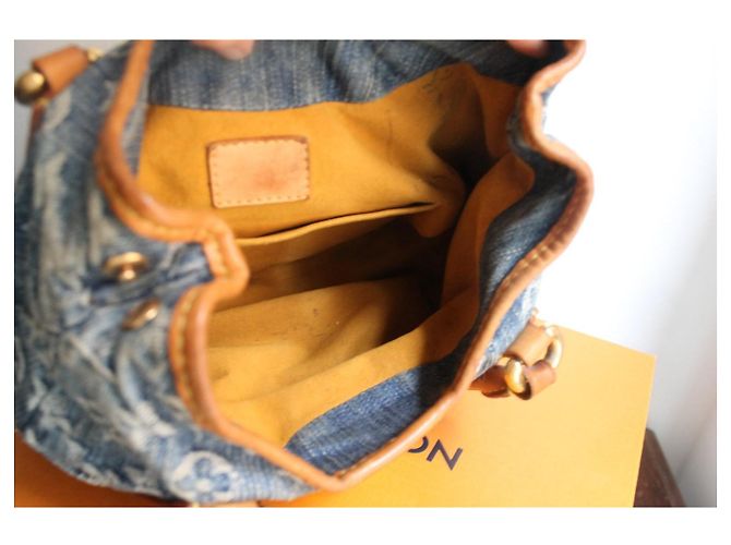 Louis Vuitton Pleaty Denim Blu - vista 9