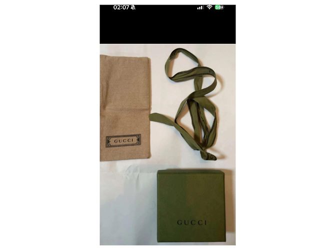 Gucci Collana con Pendente G Argentato - vista 4