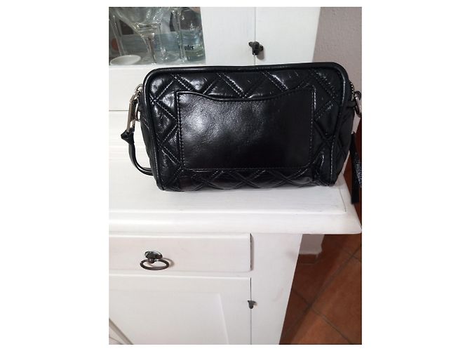 Marc Jacobs The Softshot Borsa a Tracolla in Pelle Trapuntata Nera - vista 3