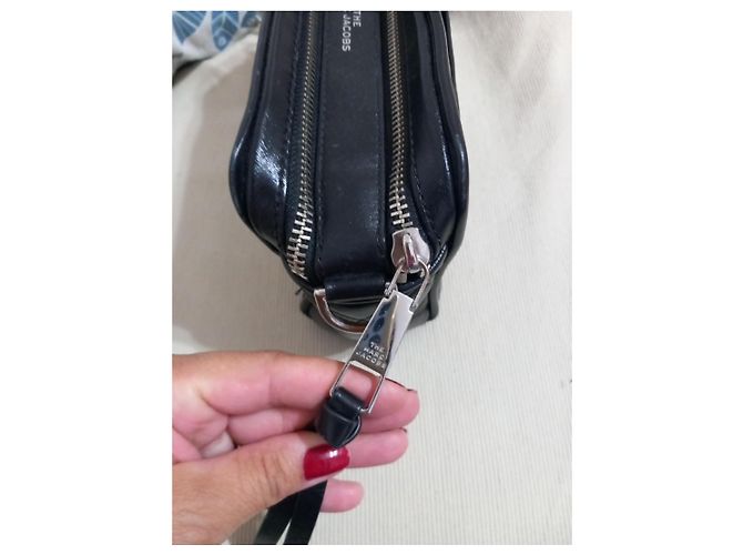 Marc Jacobs The Softshot Borsa a Tracolla in Pelle Trapuntata Nera - vista 5