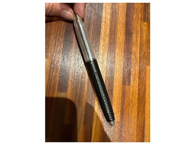 Montblanc Penna a sfera Classique Pelle Nera - vista 2
