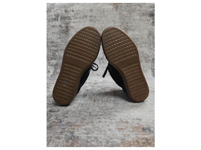 Isabel Marant Bobby Sneakers Alte Nero - vista 7