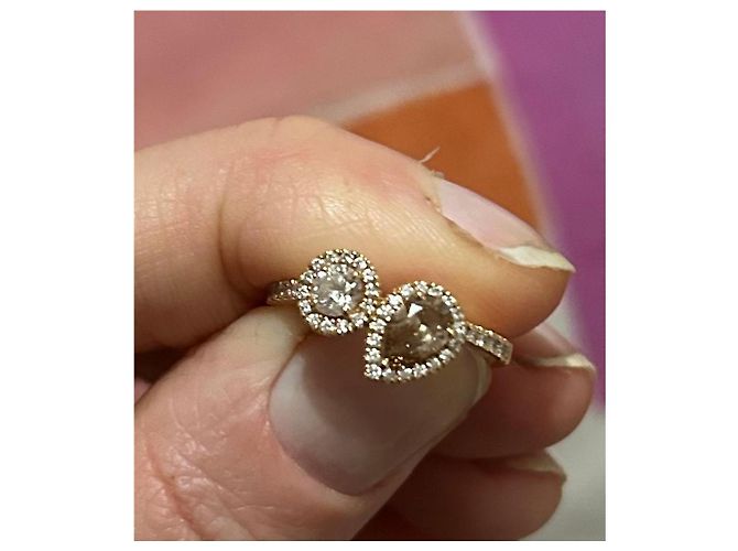 Autre Marque Anello Gemmyo Alter Ego Oro Rosa e Diamanti - vista 2