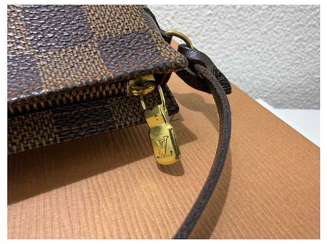 Louis Vuitton Trousse Pochette Damier Ebene - vista 11