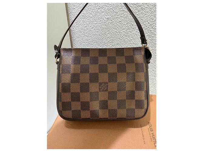Louis Vuitton Trousse Pochette Damier Ebene - vista 3