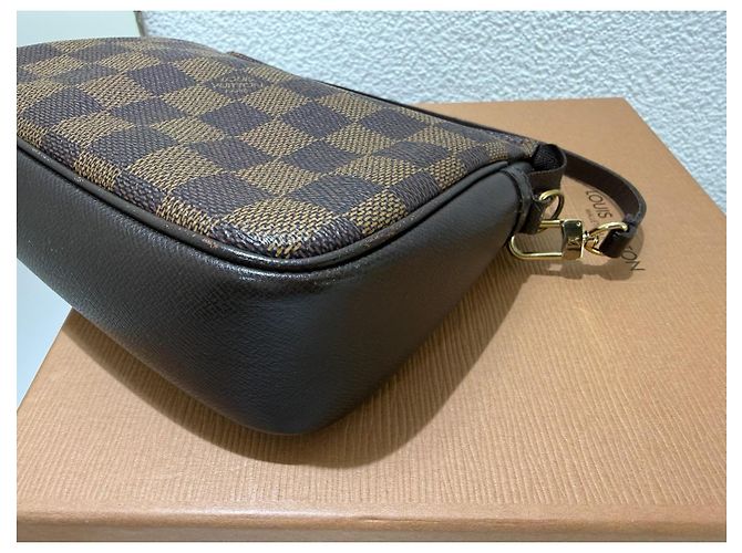Louis Vuitton Trousse Pochette Damier Ebene - vista 7