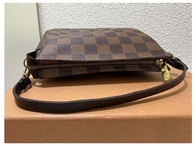 Louis Vuitton Trousse Pochette Damier Ebene - vista 9