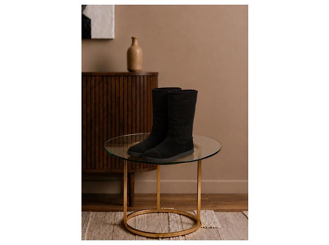 Chanel Botas de ante negro - vista 12
