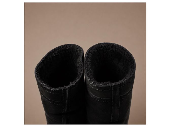 Chanel Botas de ante negro - vista 9