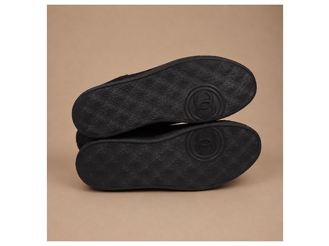 Chanel Botas de invierno de ante negro - vista 5