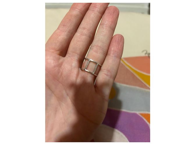 Djula-Ring aus Weißgold und Diamanten - Ansicht 3