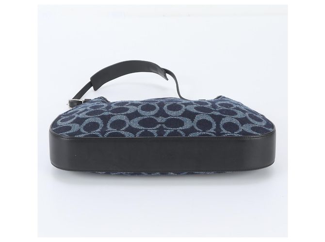 Borsa a tracolla e tote Coach Denim Signature - vista 6