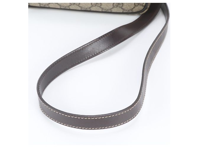 Borsa a tracolla e spalla Gucci GG Supreme in pelle - vista 2
