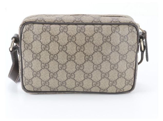Borsa a tracolla e spalla Gucci GG Supreme in pelle - vista 3
