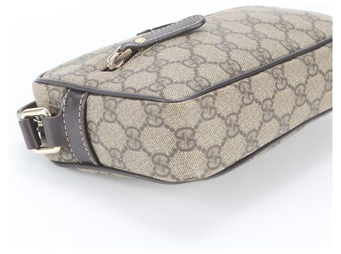 Borsa a tracolla e spalla Gucci GG Supreme in pelle - vista 5