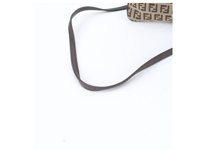 Borsa a spalla e crossbody Fendi Zucchino in pelle - vista 2