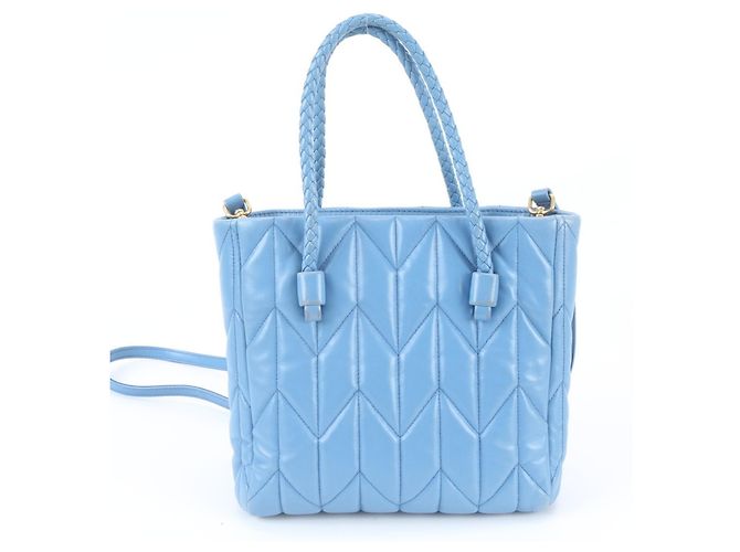 Borsa a tracolla 2-Way in pelle Nappa Trapuntato Miu Miu - vista 3