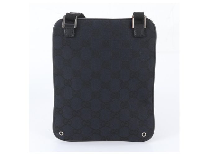 Borsa a tracolla tote Gucci GG Canvas Leather Messenger - vista 3
