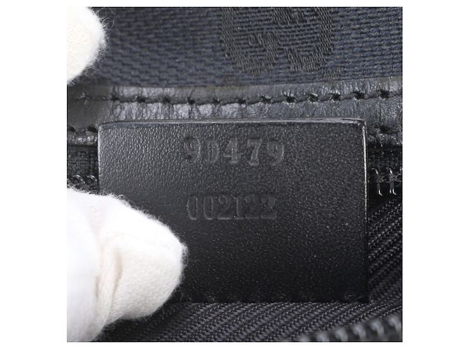 Borsa a tracolla tote Gucci GG Canvas Leather Messenger - vista 9
