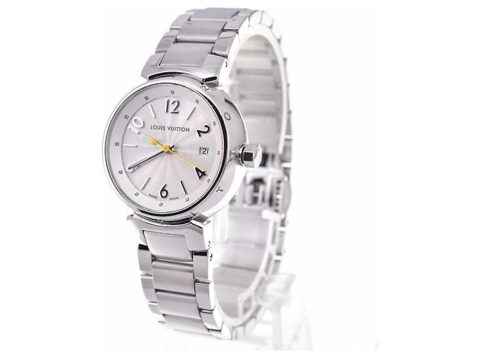 Louis Vuitton Tambour Damier MM Uhr Q121K - Ansicht 2