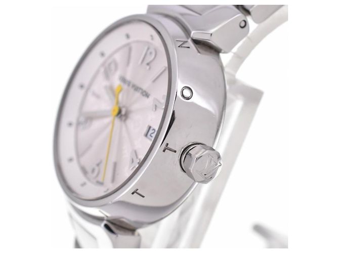 Louis Vuitton Tambour Damier MM Uhr Q121K - Ansicht 3