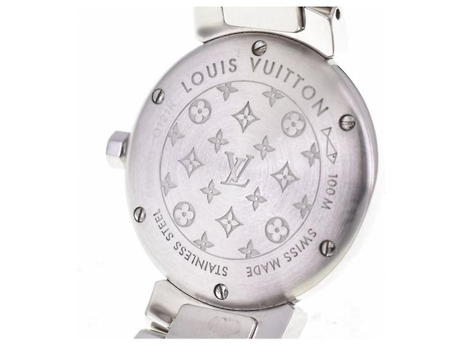 Louis Vuitton Tambour Damier MM Uhr Q121K - Ansicht 6