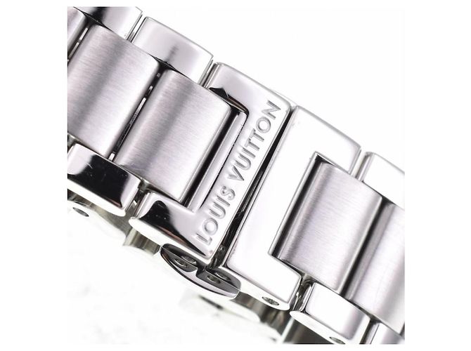 Louis Vuitton Tambour Damier MM Uhr Q121K - Ansicht 7