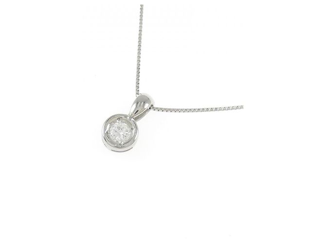 Autre Marque Platin-Diamant-Halskette PT1000 PT850 - Ansicht 3