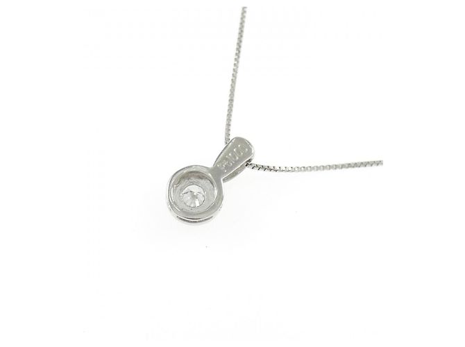 Autre Marque Platin-Diamant-Halskette PT1000 PT850 - Ansicht 4