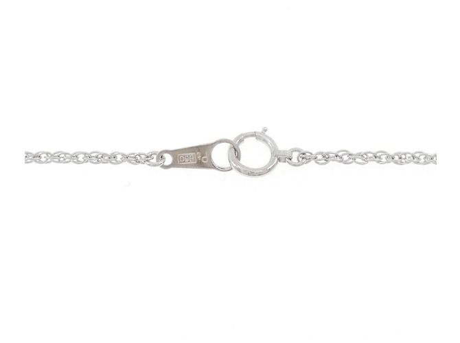 Autre Marque Collana Pt900 Pt850 Zaffiro Diamante - vista 5
