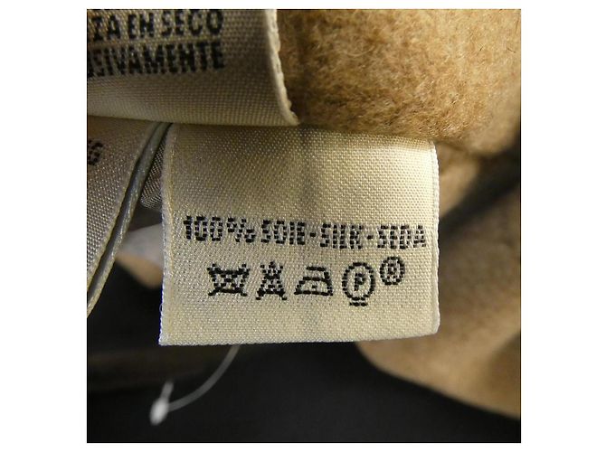 Abrigo Hermès CHEVAL Twillene de seda, cachemira y poliéster - vista 4