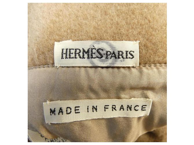 Abrigo Hermès CHEVAL Twillene de seda, cachemira y poliéster - vista 6
