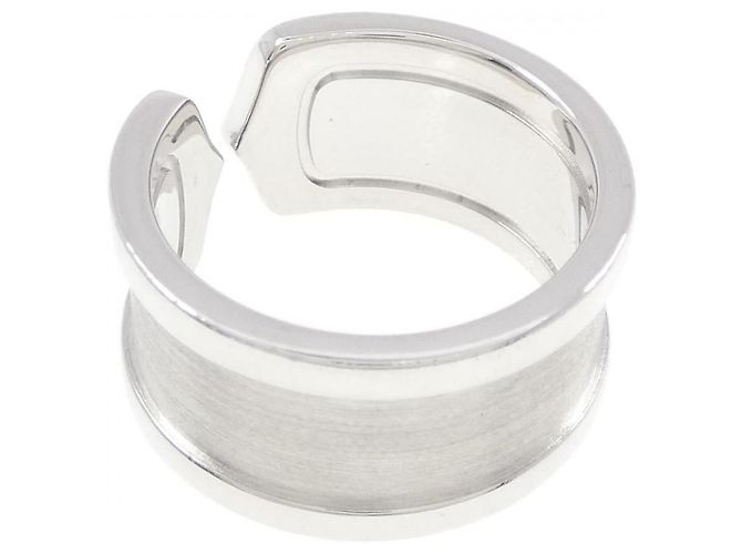 Cartier C2 750 Weißgold Diamantring Größe 10 - Ansicht 3