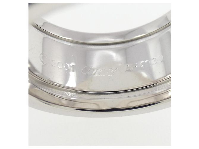 Cartier C2 750 Weißgold Diamantring Größe 10 - Ansicht 4