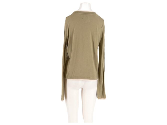 Autre Marque SCUFFERS Pullover Khaki mit Rundhalsausschnitt - Ansicht 2
