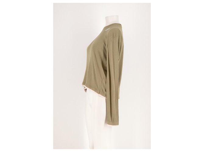 Autre Marque SCUFFERS Pullover Khaki mit Rundhalsausschnitt - Ansicht 3